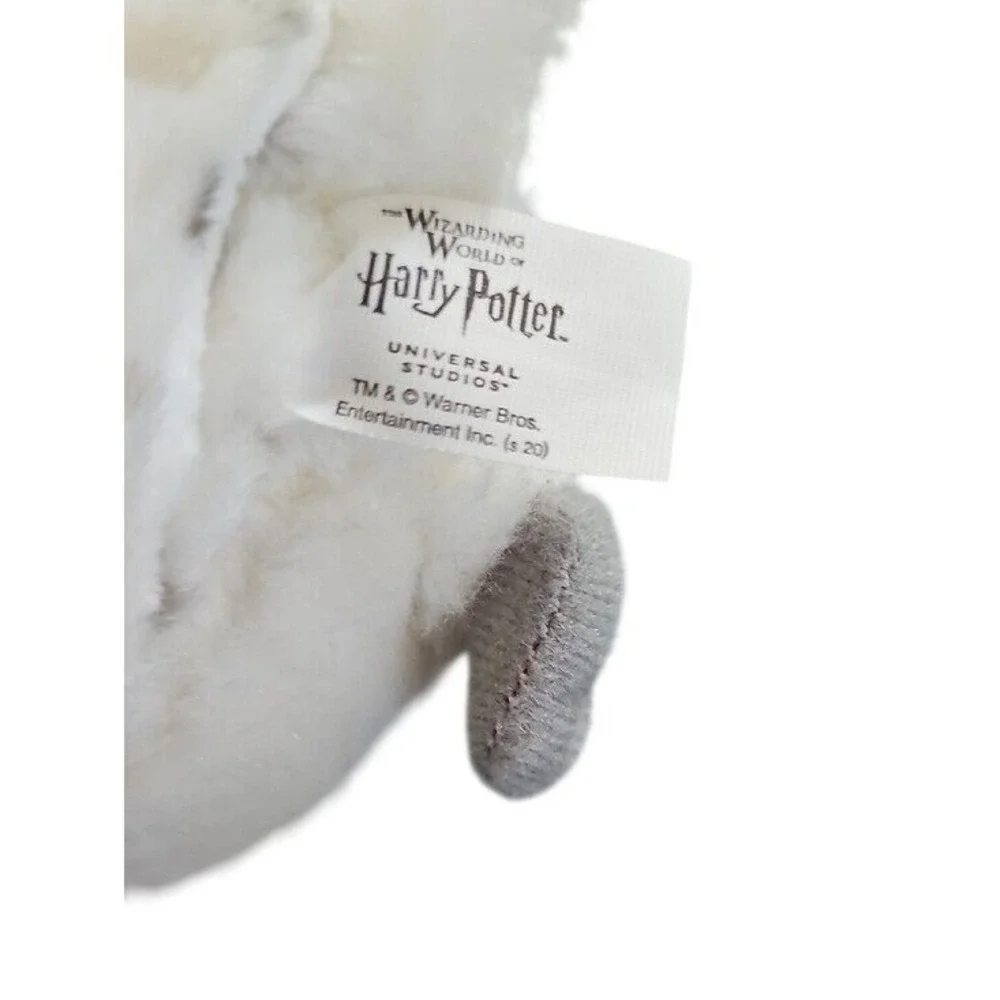 Universal Studios Harry Potter Hedwig Snowy Owl Plush Keychain White 7in
